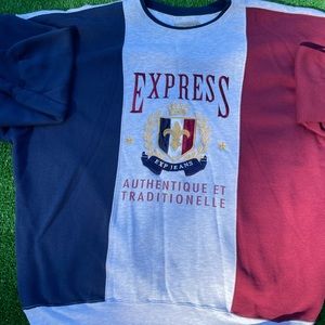 Vintage express jeans sweater